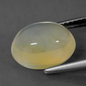 Ópalo de fuego amarillo natural de 2,87 ct, transparente, transparente / translúcido