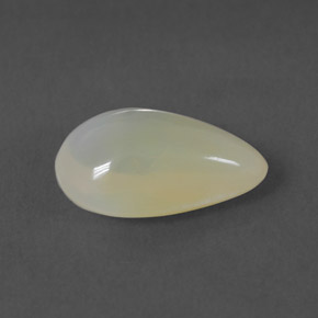 Ópalo de fuego blanco natural de 2,29 ct, transparente, transparente / translúcido