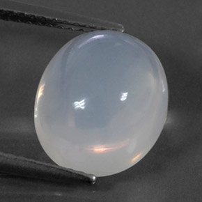 Ópalo de fuego blanco natural de 4,96 ct, transparente, transparente / translúcido
