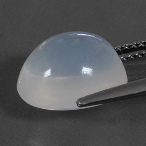 Ópalo de fuego blanco natural de 4,96 ct, transparente, transparente / translúcido