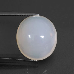 Ópalo de fuego blanco natural de 12,28 ct, transparente, transparente / translúcido