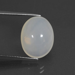 Ópalo de fuego blanco natural de 5,67 ct, transparente, transparente / translúcido
