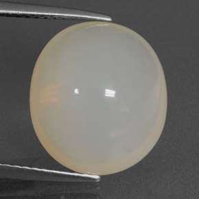 Ópalo de fuego blanco natural de 8,68 ct, transparente, transparente / translúcido