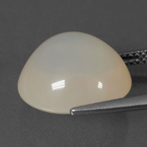 Ópalo de fuego blanco natural de 8,68 ct, transparente, transparente / translúcido