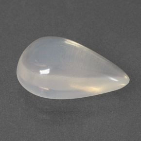 Ópalo de fuego blanco natural de 4,07 ct, en forma de pera, transparente