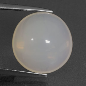 Ópalo de fuego blanco natural de 7,55 ct, transparente, transparente / translúcido
