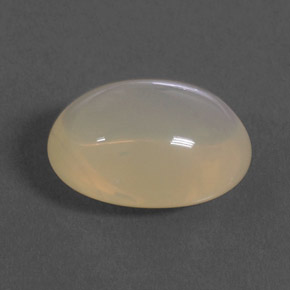 Ópalo de fuego blanco natural de 4,40 ct, corte óvalo, transparente