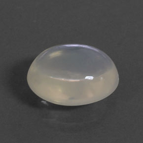 Ópalo de fuego blanco natural de 4,47 ct, corte óvalo, transparente