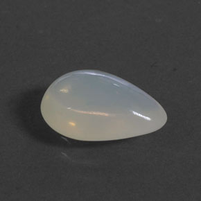 Ópalo de fuego blanco natural de 2,33 ct, en forma de pera, transparente