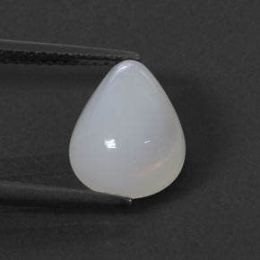 Ópalo de fuego blanco natural de 2,68 ct, transparente, transparente / translúcido