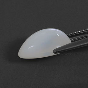 Ópalo de fuego blanco natural de 2,68 ct, transparente, transparente / translúcido