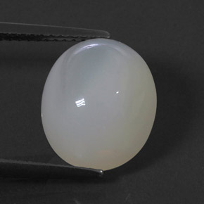 Ópalo de fuego blanco natural de 5,05 ct, transparente, transparente / translúcido