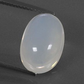 Ópalo de fuego blanco natural de 4,70 ct, corte óvalo, transparente