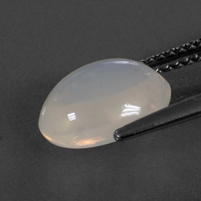Ópalo de fuego blanco natural de 2,24 ct, corte óvalo, transparente