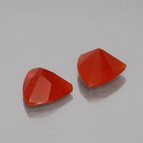 Gemas de ópalo de fuego naranja natural de  ct, trillón, transparente