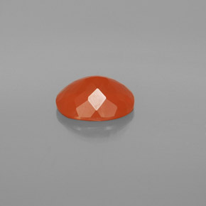 Ópalo de fuego Naranja rojizo natural de 1.22 ct, Ovalada, Transparente