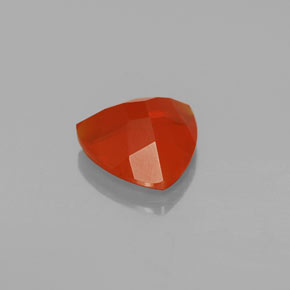 Ópalo de fuego Naranja rojizo natural de 1.97 ct, Trillón, Transparente