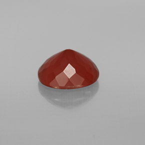 Ópalo de fuego Naranja rojizo natural de 2.57 ct, Corte Óvalo, Transparente