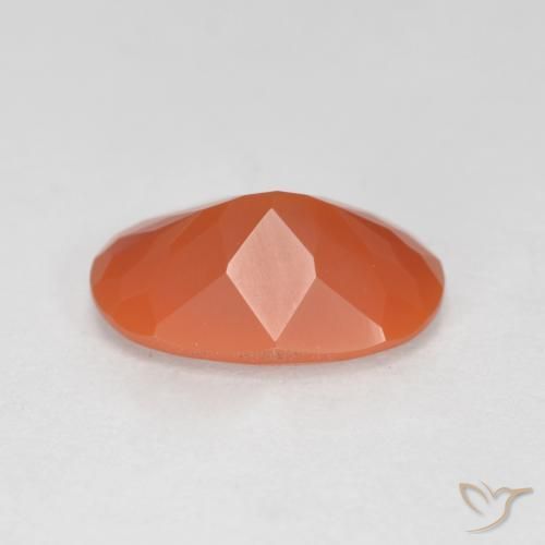 Ópalo de fuego Rojo fuego natural de 1.27 ct, Ovalada, Transparente