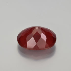 Ópalo de fuego Roja Anaranjada natural de 5.48 ct, Corte Óvalo, Transparente