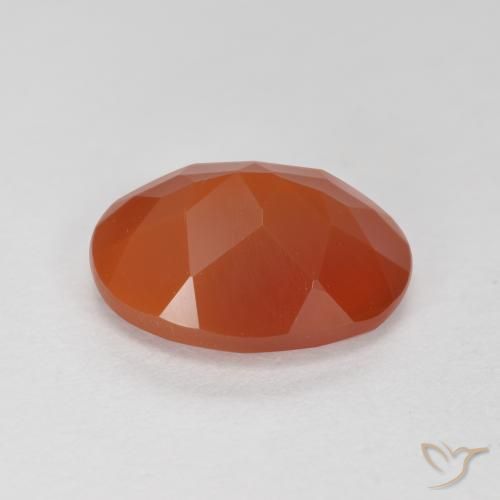 Ópalo de fuego Rojo claro natural de 1.74 ct, Ovalada, Translúcido