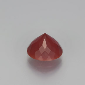 Ópalo de fuego naranja natural de 2,00 ct, corte redondo, translúcido
