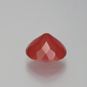 Ópalo de fuego Rojo medio natural de 2.50 ct, Corte Óvalo, Translúcido