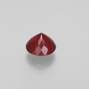 Ópalo de fuego rojo natural de 1,27 ct, transparente, transparente / translúcido