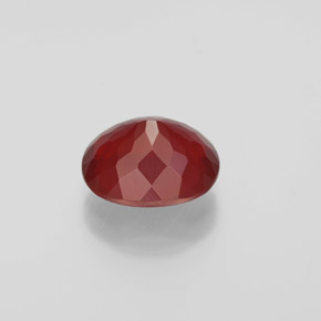 Ópalo de fuego rojo natural de 1,95 ct, transparente, transparente / translúcido