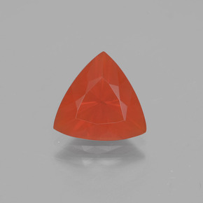 Ópalo de fuego Naranja natural de 2.11 ct, Trillón, Transparente
