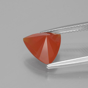 Ópalo de fuego Naranja natural de 2.11 ct, Trillón, Transparente