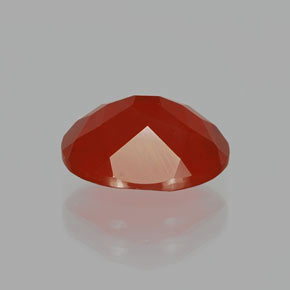Ópalo de fuego Roja Anaranjada natural de 2.97 ct, Transparente, Transparente / Translúcido