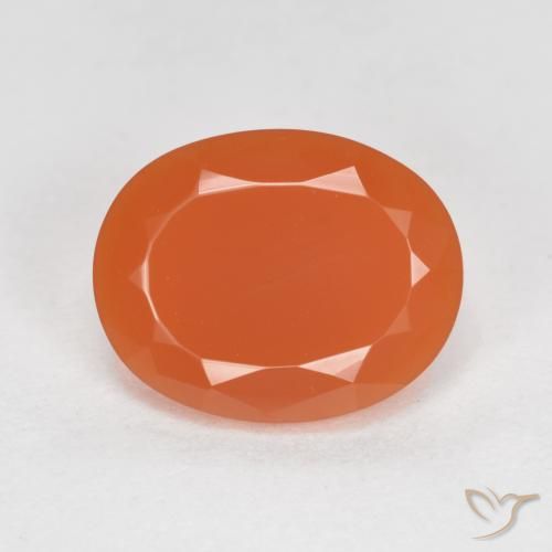 1.82ct Natural Naranja fuego Ópalo de fuego, Ovalada, Transparente