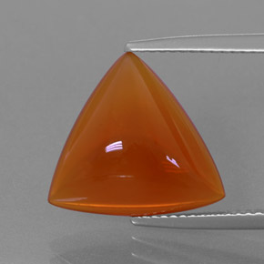 Ópalo de fuego Naranja natural de 5.21 ct, Trillón, Transparente