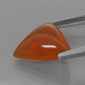 Ópalo de fuego Naranja natural de 5.21 ct, Trillón, Transparente