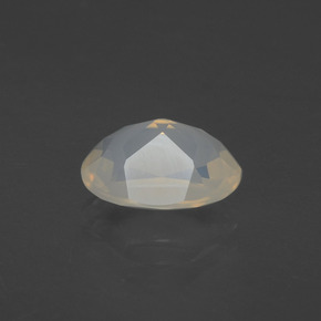Ópalo de fuego Blanco amarillo natural de 1.48 ct, Corte Óvalo, Transparente
