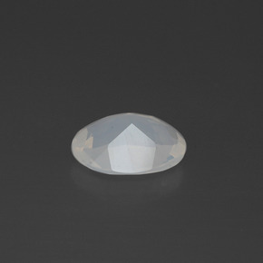 Ópalo de fuego blanco natural de 1,21 ct, corte óvalo, transparente
