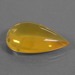 Ópalo de fuego Naranja amarillo natural de 16.66 ct, En forma de pera, Transparente