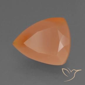 Ópalo de fuego Naranja melocotón vívido natural de 1.34 ct, Trillón, Opaco