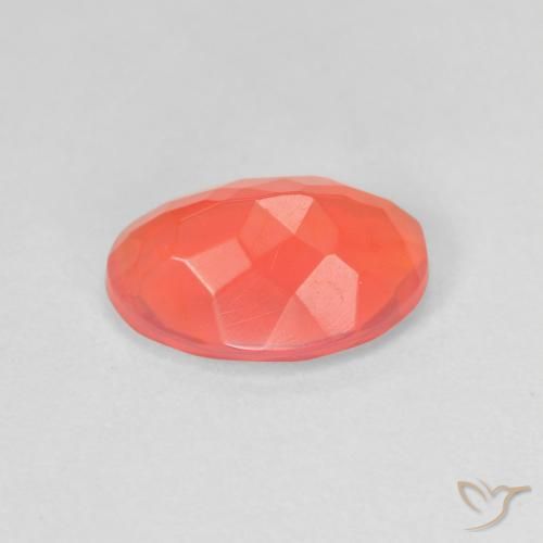Ópalo de fuego Naranja claro natural de 1.58 ct, Ovalada, Transparente