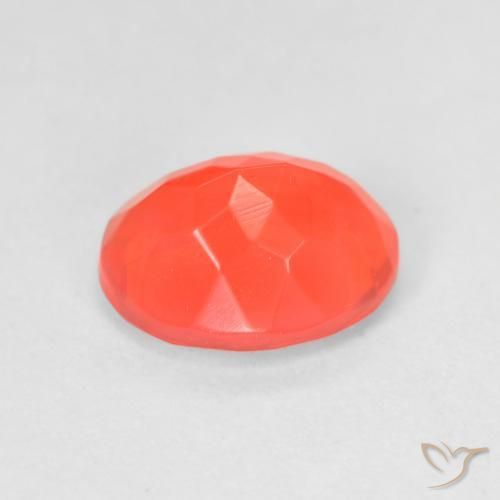 Ópalo de fuego Naranja claro natural de 1.62 ct, Ovalada, Transparente