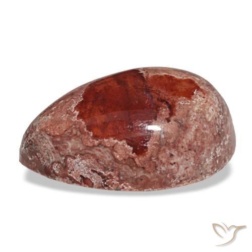 Ópalo de fuego multicolor natural de 9,96 ct, en forma de pera, opaco