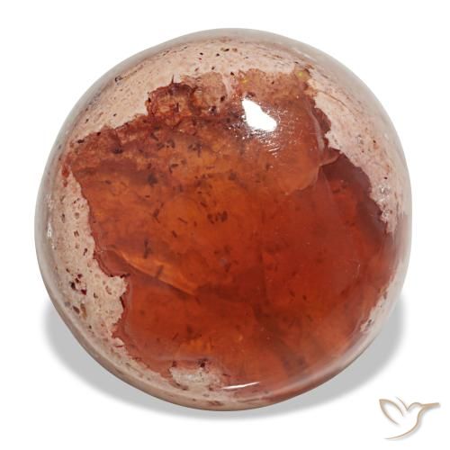 Ópalo de fuego multicolor de 12,24 ct, redondo, opaco