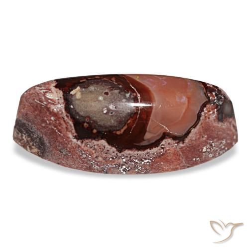 Ópalo de fuego multicolor natural de 15,89 ct, marquesa, opaco