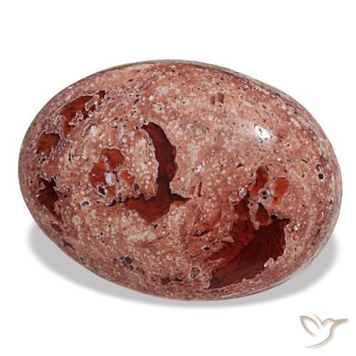Ópalo de fuego multicolor natural de 21,90 ct, corte óvalo, opaco