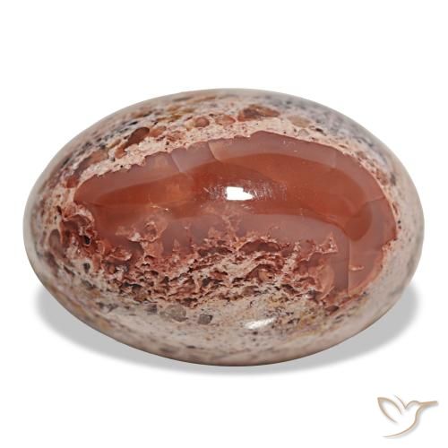Ópalo de fuego multicolor de 17,33 ct, ovalado, opaco