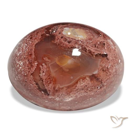 Ópalo de fuego multicolor de 23,02 ct, ovalado, opaco
