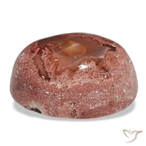 Ópalo de fuego multicolor natural de 23,02 ct, corte óvalo, opaco