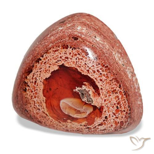 Ópalo de fuego multicolor natural de 14,63 ct, trillón, opaco