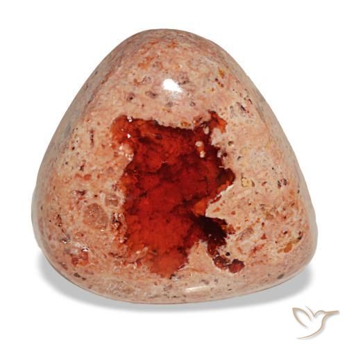 Ópalo de fuego multicolor natural de 8,34 ct, trillón, opaco